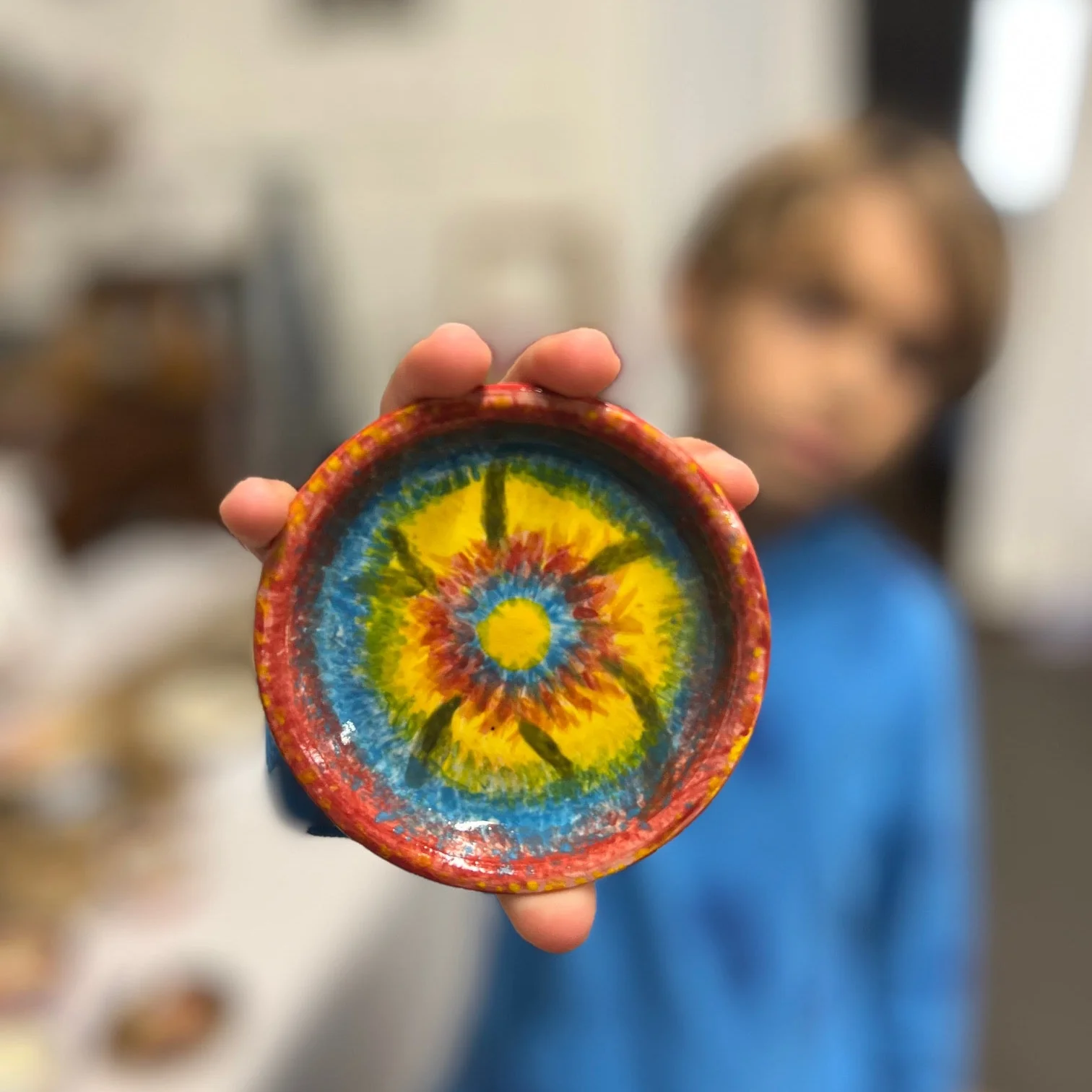 Fiber Circle Studio Pottery Painting